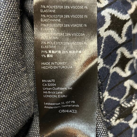 Maeve by Anthropologie women’s Sz L Patterned sleeveless zip up Tunic Top - Picture 4 of 5